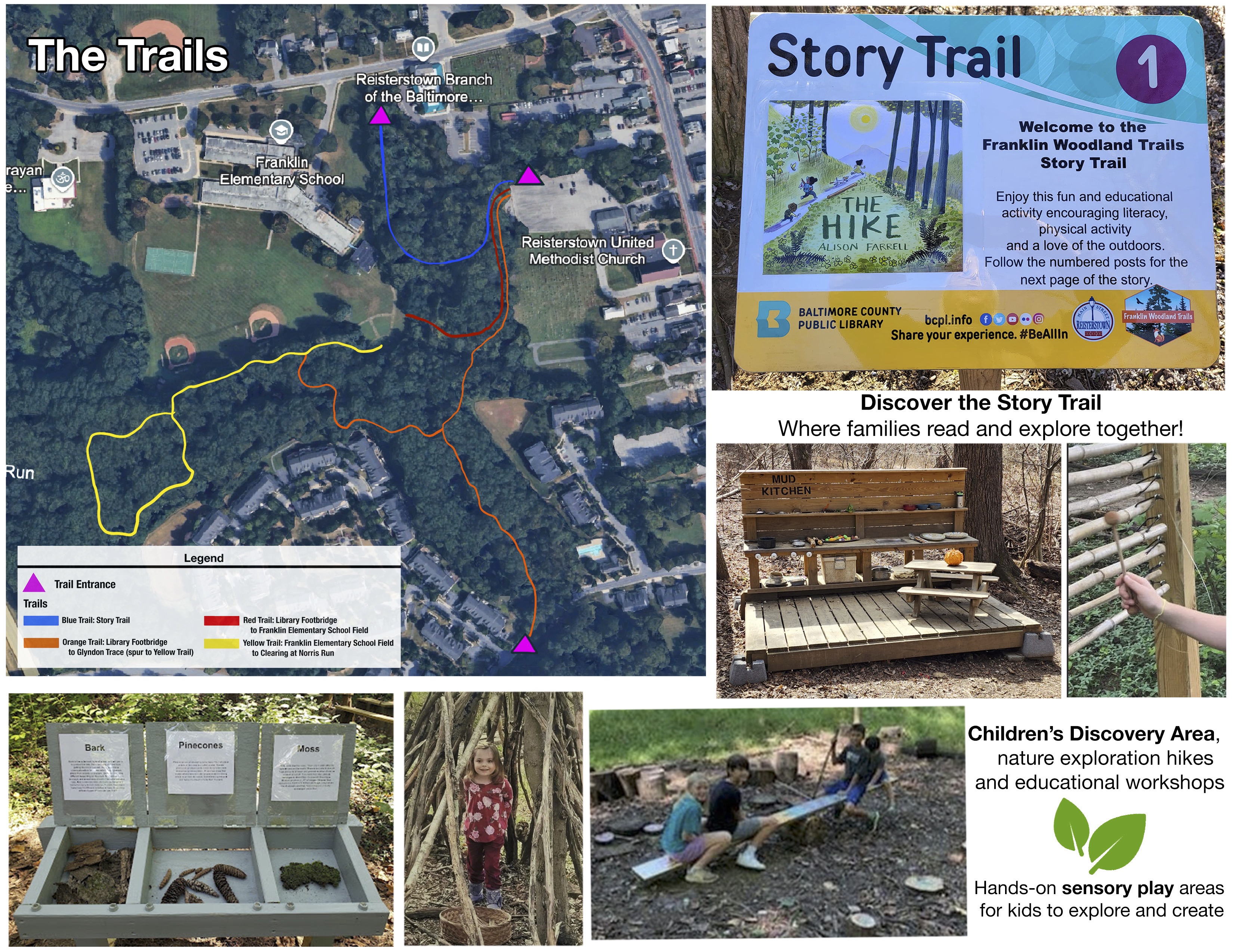 Franklin Woodland Trails collage