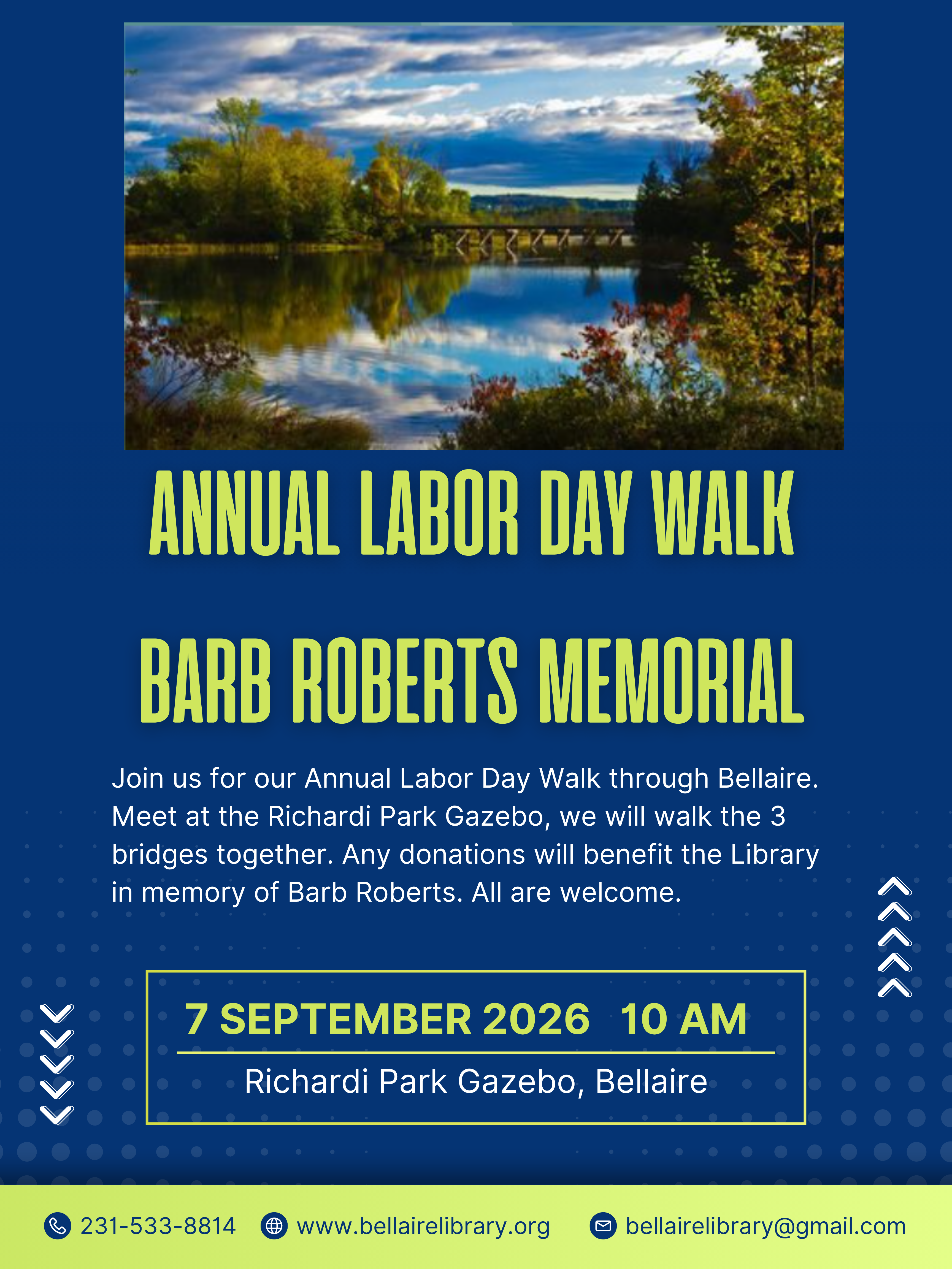 Annual Labor Day Walk -- Barb Roberts Memorial