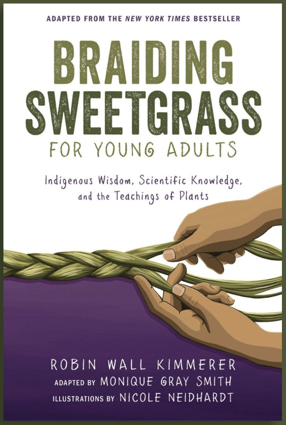 Braiding Sweetgrass for Young Adults book cover
